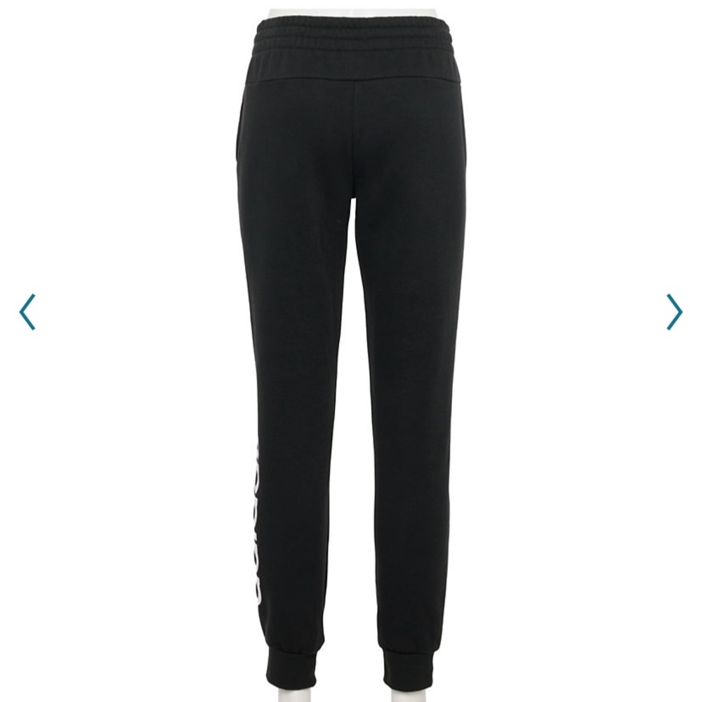 Women's adidas Linear Logo Fleece Sweatpants - Picture 3 of 4